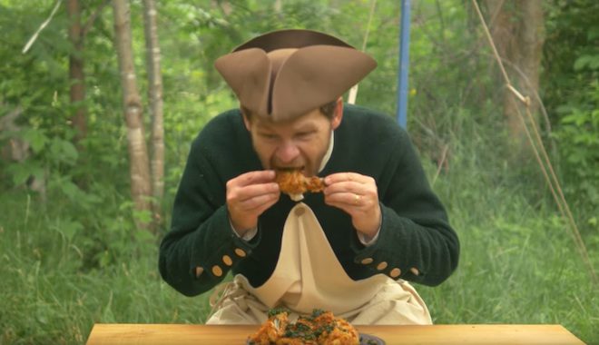 Fried Chicken Cooked The 18th Century Way