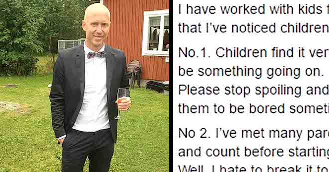 Teacher’s Message To Parents Spoiling Their Kids Goes Viral