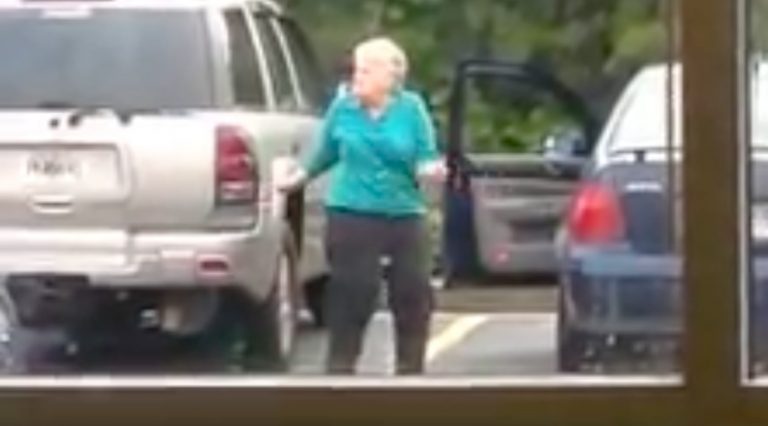Grandma Hilariously Dances in Waffle House Parking Lot, Unaware She’s Thrilling Onlookers