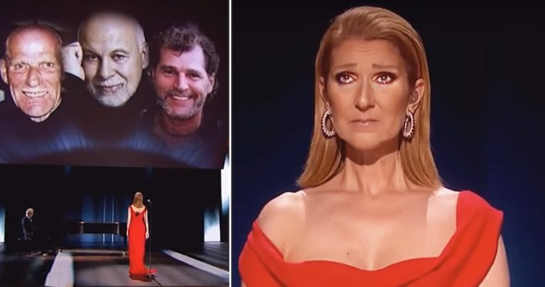 Celine Dion Holds Back Tears After Performing New Song In Honor of Her Late Husband
