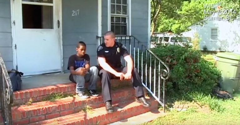 13-Year-Old Wanted To Run Away From Home But Cop’s Act Of Kindness Changes His Mind