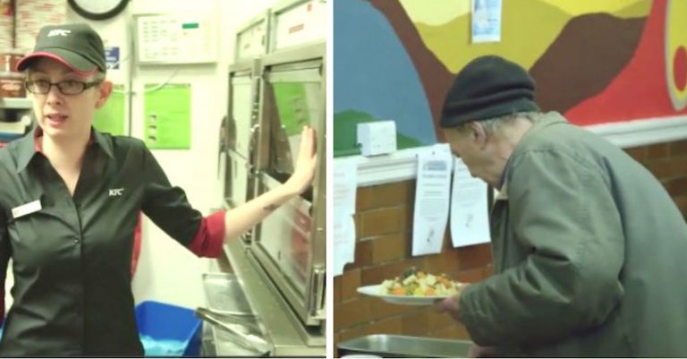 KFC donates food to homeless