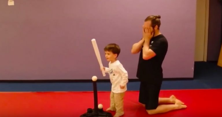 tee-ball surprise