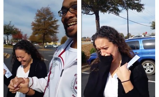 Husband Surprises His Wife For Her Birthday And Leaves Her In Tears