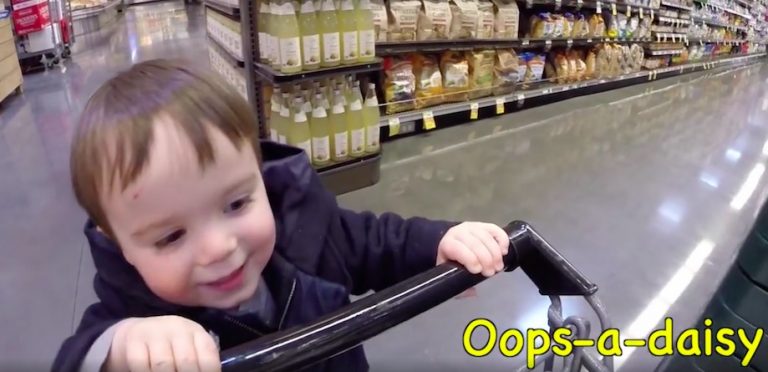 Dad Straps Camera Onto Toddler’s Mini Grocery Cart And The Results Are Ridiculously Cute