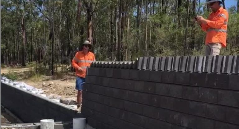 domino brick wall