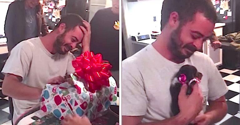 Marine gets pup
