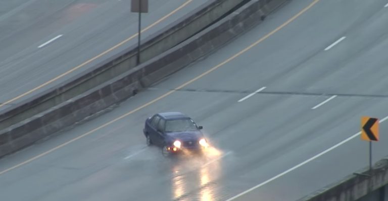 car on ice