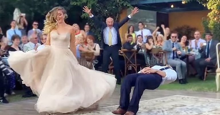 Bride Puts A Spell On Her Magician Groom During First Dance
