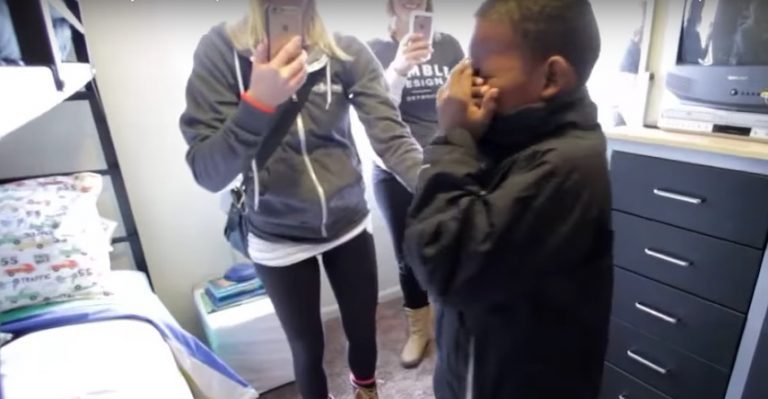Homeless Family Who Slept On The Floor Overwhelmed With Home Makeover Surprise