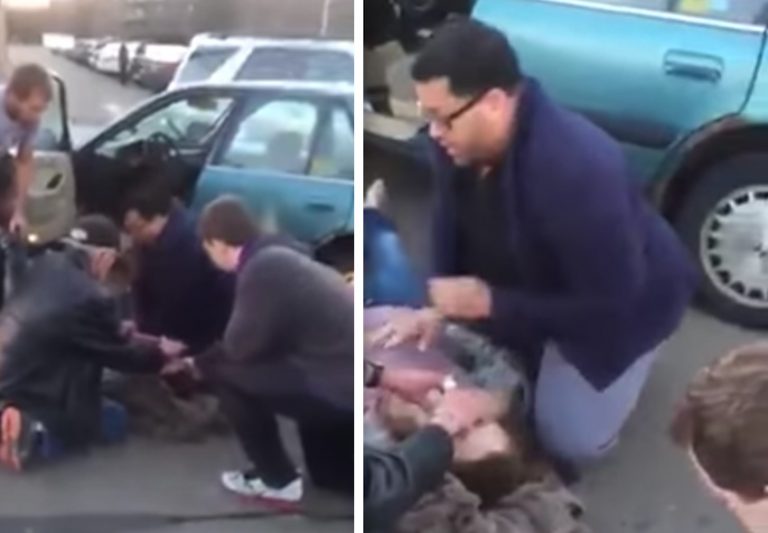 Good Samaritan Comes To The Rescue Of Woman Not Breathing After Car Accident