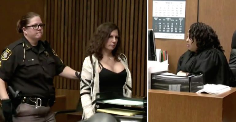 Woman Laughs As Judge Hands Down Sentence, Judge Wipes The Smile Off Her Face