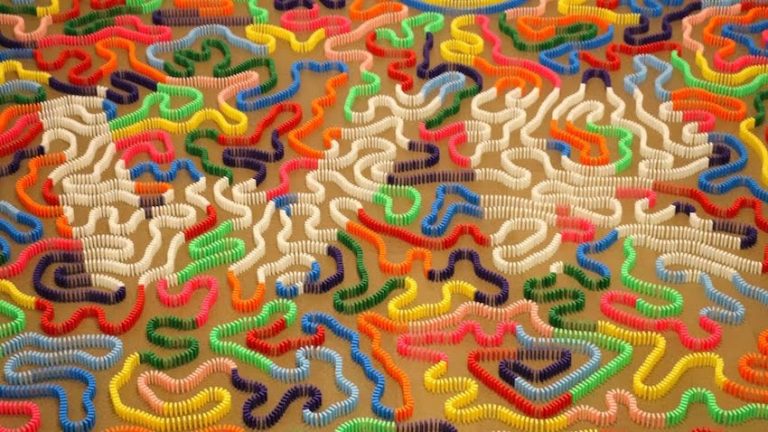 The World’s Longest Domino Line Is Mesmerizing To Watch