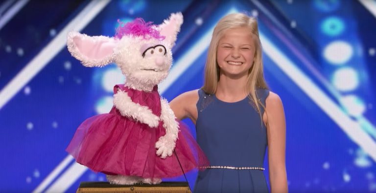 12-Year-Old Earns Golden Buzzer for Her Amazing Singing Ventriloquism Act on ‘America’s Got Talent’