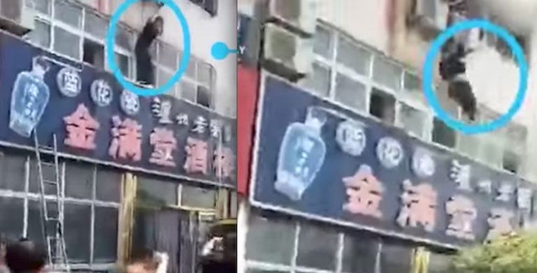 Vegetable Truck Driver Comes To The Rescue Of People Trapped In Burning Building