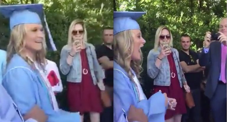 Boyfriend Surprises His Girlfriend With A Puppy On Graduation Day