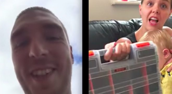 Dad Replaces His Son’s Lost Lunchbox With Toolbox Upsetting Mom Until She Flips It Over