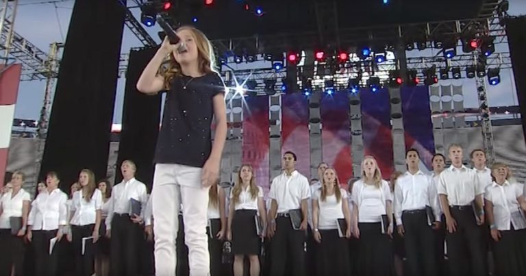 11-Year-Old Girl Sings Stirring Rendition Of ‘The Star-Spangled Banner’ For Fourth Of July Celebrations