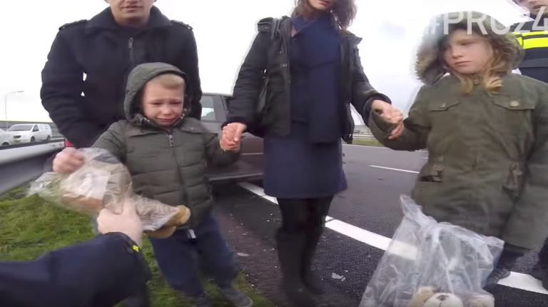 Police Comfort Children By Giving Them Trauma Teddies Just After Car Crash