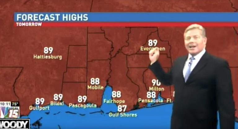 Weatherman Tries to Conceal A Fart While Live On Camera