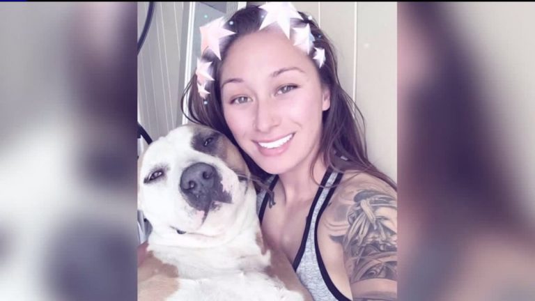 Woman Flees Wildfire On Bicycle With Her 70 Pound Dog On Her Back