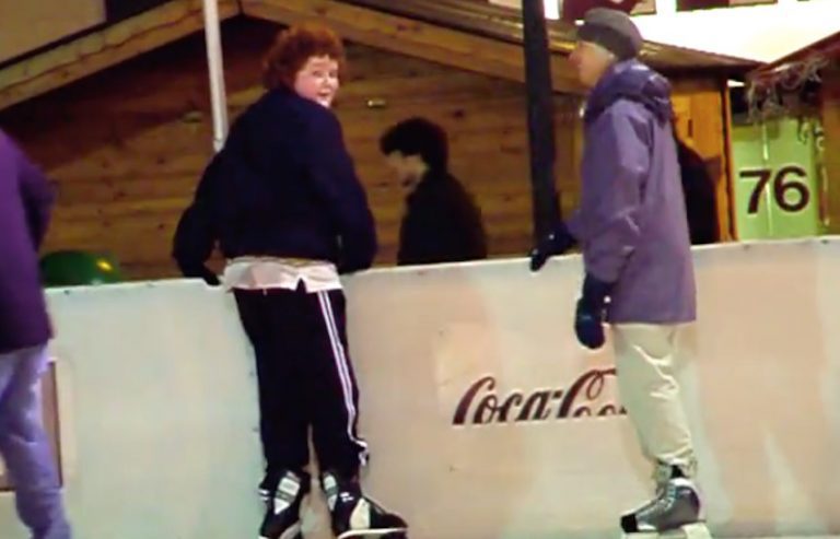Man Shares Funny Home Movie Of His First Time On Skates