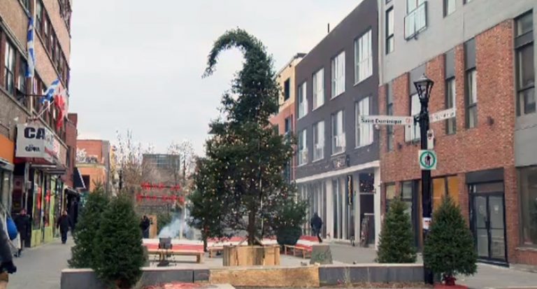 Ugly Christmas Tree Village Returns And This Year’s Tree Looks Like Something The Grinch Would Steal