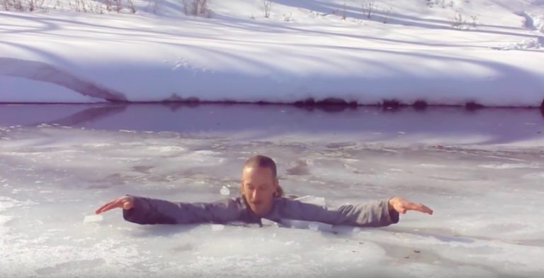 How To Rescue Yourself If You Fall Through Ice