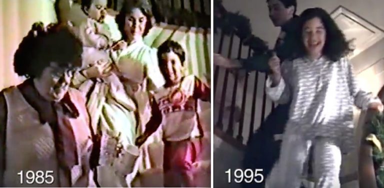 Dad Films His Kids On Christmas Morning Over 25 Years In Heartwarming Video