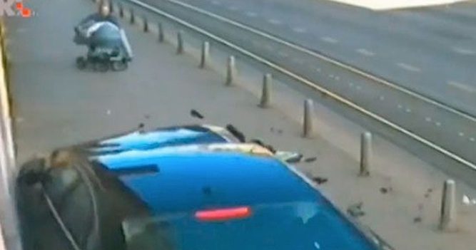 man saves baby from drunk driver