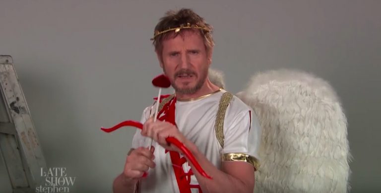 Liam Neeson Auditions To Become Cupid