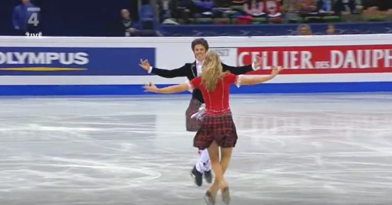 Siblings Perform Dance On Ice So Original It Has The Audience On Their Feet Cheering