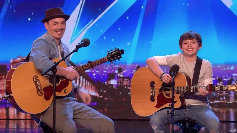 Father and Son’s Tender Song Impresses Simon So Much He Hits The Golden Buzzer