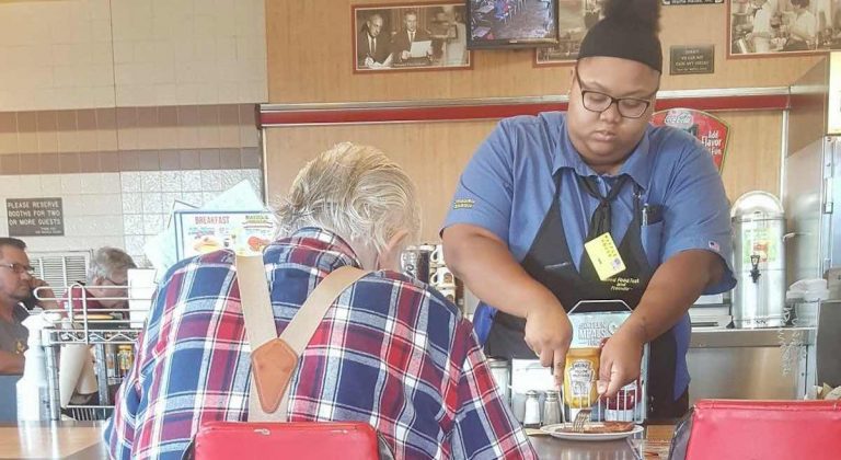 Waffle House Waitress Gets Life-Changing Gift After Her Act of Kindness Goes Viral