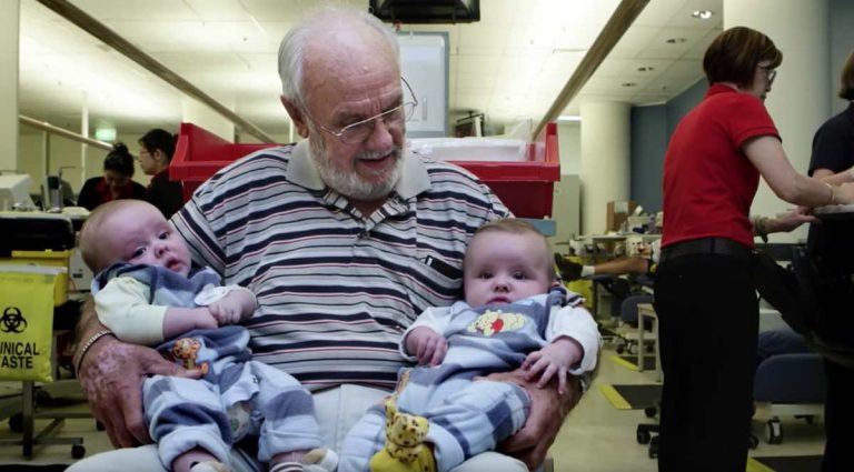 Man Whose Blood Helped Save 2.4 Million Babies Makes Final Blood Donation