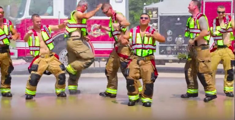 Firemen Take On Lip-Synch Challenge And Make Viewers Laugh And Cheer When They Start Dancing
