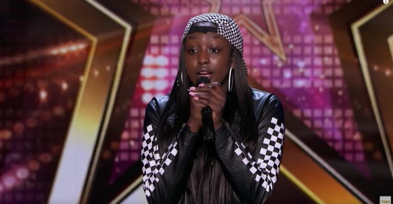 14-Year-Old Rapper Sings From The Heart and Earns The Golden Buzzer