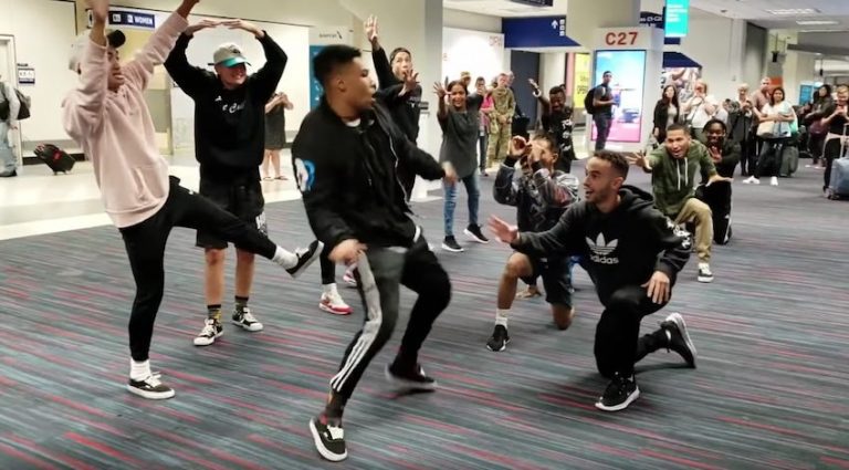 Dance Crew Puts On Epic Show For Passengers During 6 Hour Flight Delay