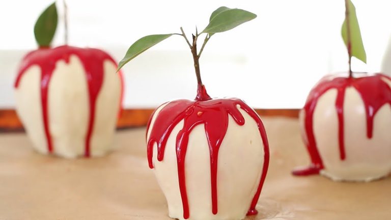 bloody caramel apples