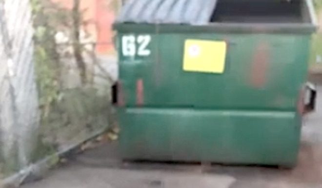 School Caretaker Has To Let These Critters Out Of Trash Bin Every Morning