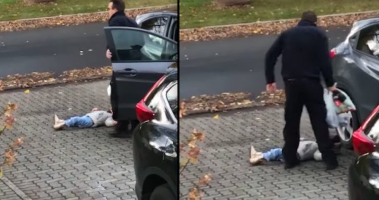 Little Girl Refuses To Walk So Dad Comes Up With Perfect Solution