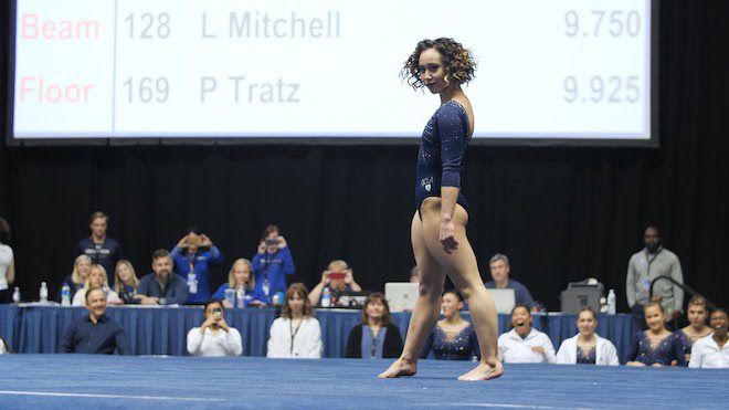 Gymnast Katelyn Ohashi Puts On Dazzling Routine