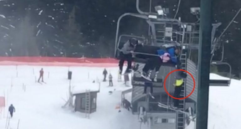 Kids Come To The Rescue Of 8-Year-Old Dangling From Chairlift
