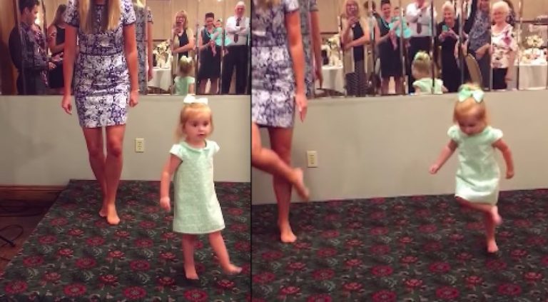 Irish Dancing 2-Year-Old Brings Cheer To Family Gathering