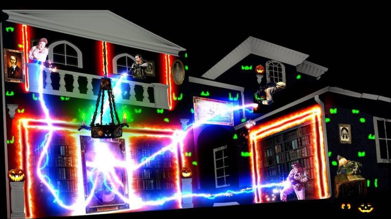 Home Turns Into Amazing Ghostbusters Haunted House Thanks To Projection Show Magic