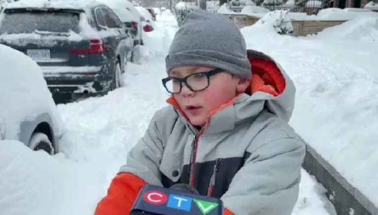 Carter's viral interview about Toronto snow.