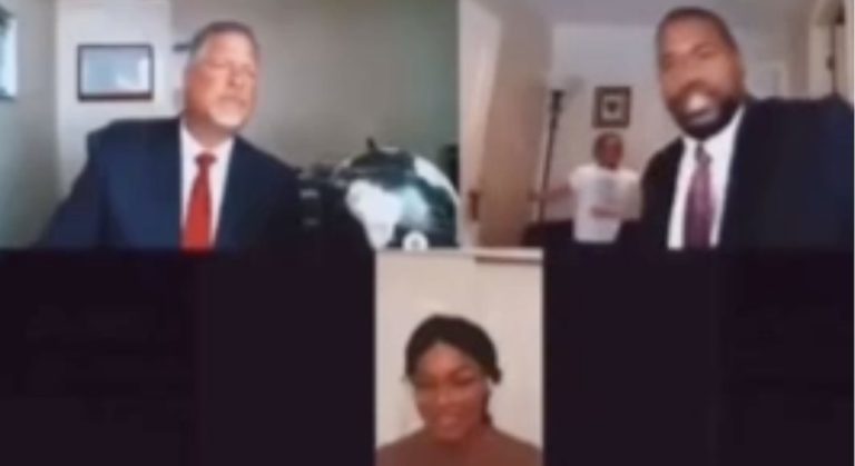 Zoom Meeting Interrupted By Dancing Kid Becomes Even Funnier When Father Stands Up