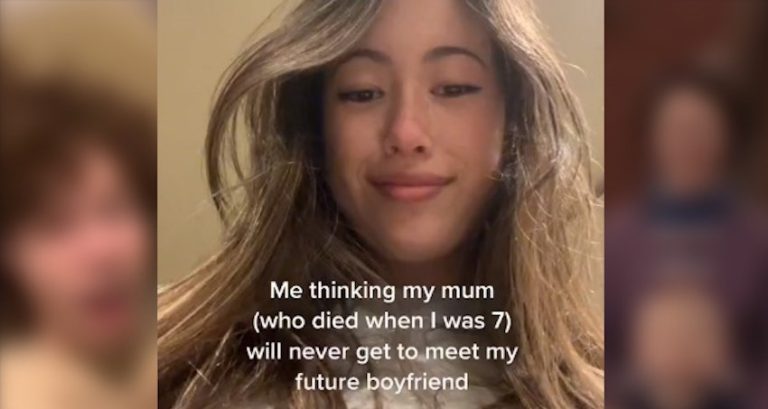 woman discovers her boyfriend met her late mother