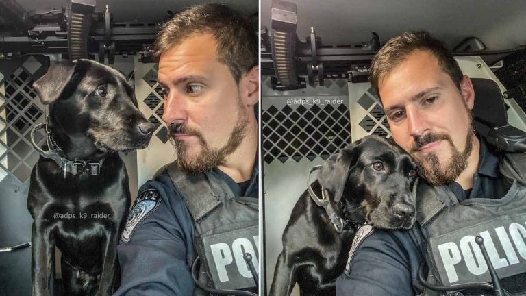 K9 Raider and her dad