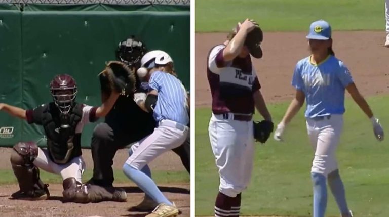 touching moment at little league baseball game